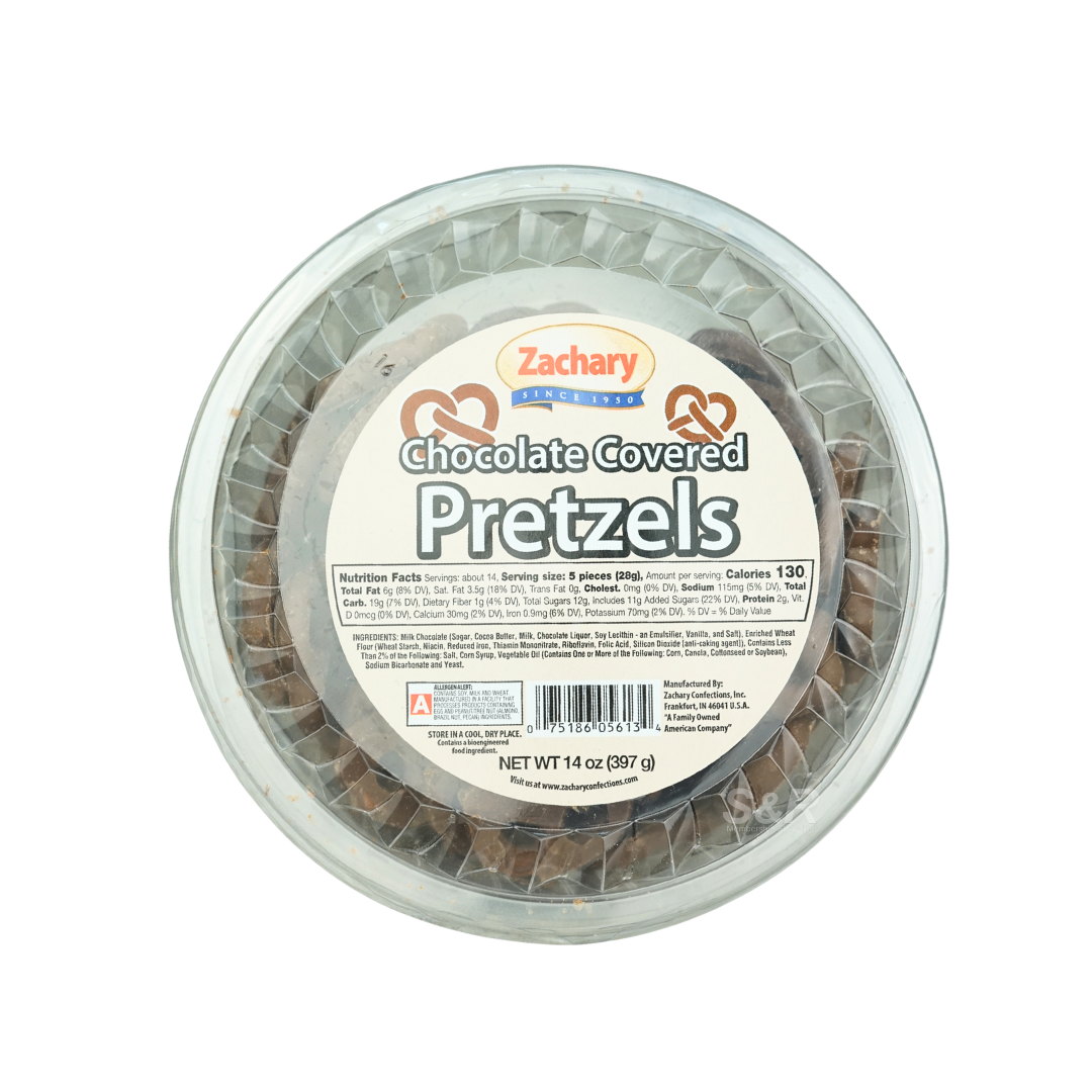 Zachary Chocolate Covered Pretzels 397g